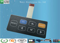 Panel Kontrol Membran Sirkuit Fleksibel / Papan PCB Membran Keypad Logam 4 mm