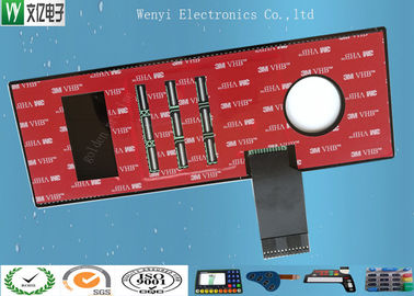Waterproof Membran Switch Kapasitif Sirkuit / PCB Membran Switch Keypad
