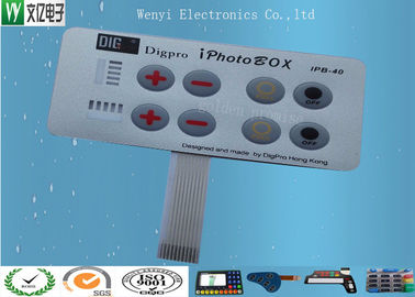 Embossing Polydome Switch Dengan Led Display Band, Tactile Membrane Push Button Switch