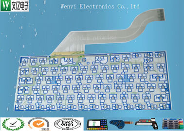 Keyboard Membran Switch Sirkuit Fleksibel Multilayer, 2 Lapisan Fpc Papan Sirkuit Fleksibel