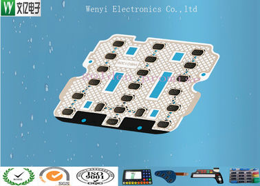 8mm Logam Dome Keys Untuk Remote Kontrol EMI Shield Customized Array