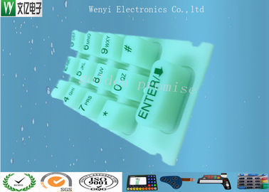 Keypad Membran Kustom, Silikon Keypad Numerik Perawatan Minyak Mengkilap Tinggi