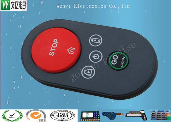 P+R Key Silicone Rubber Keypad 40 derajat