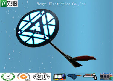 8000 hingga 10.000 Jam panjang lampu biru dan putih EL Panel Backlight FPC Membran Switch F150 Overlay