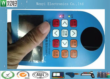 Side Light LED Backlit Embossing Membran Switch Dengan Polydome