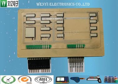 Multi Layer FPC Embossing Membrane Switch Dengan 2.54 Konektor Dan Pin