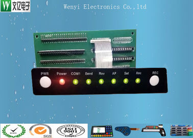 Sirkuit SMT Dengan LED Backlight Illuminated Embossing Key Membrane Switch