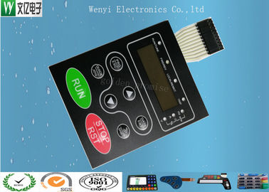 Embossing Backlight Membran Switch 0.18Mm PET PC Overlay Perempuan