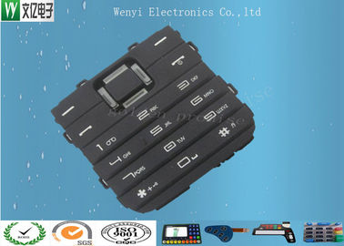 Konduktif Plastik Silikon Keypad Karet Profesional Membran Switch Pad Memakai Tahan