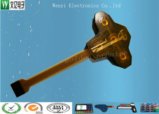Pcb Membran Keypad 2.54 Mm Pitch Tinggi Glossy Epoxy Tebal 1.8mm