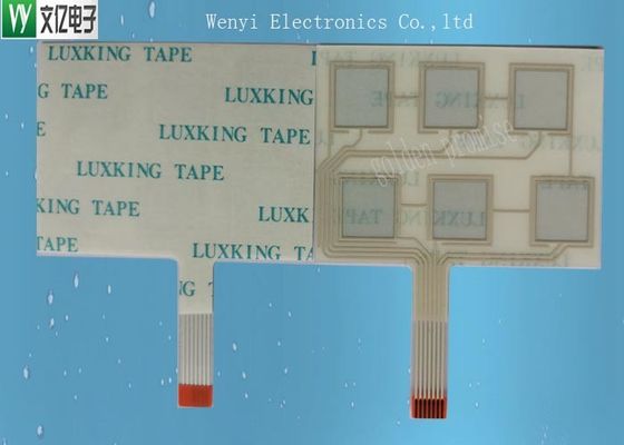 Sirkuit Sentuh Kapasitif FPC Kaku, Keyboard Membran Pcb Tekstur Halus V150